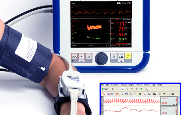 How to Integrate Noninvasive Blood Pressure Monitoring when Conducting Human Physiology Measurements