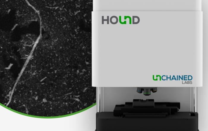 Track and Identify Microplastic Contaminants with Hound