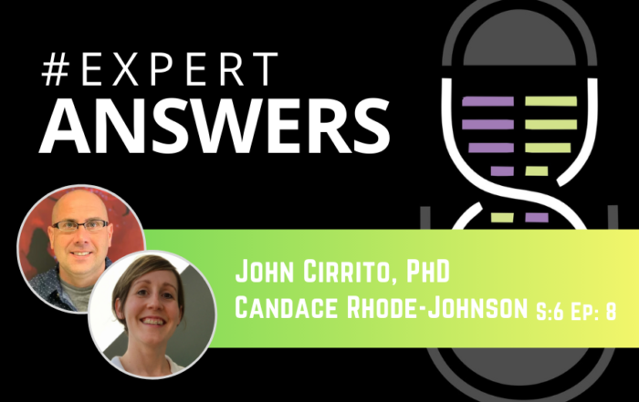 #ExpertAnswers: John Cirrito & Candace Rhode-Johnson on Micro-dialysis and Neuroscience