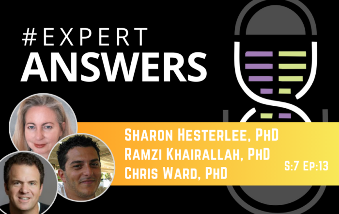 #ExpertAnswers: Chris Ward, Ramzi Khairallah & Sharon Hesterlee on Muscular Dystrophy