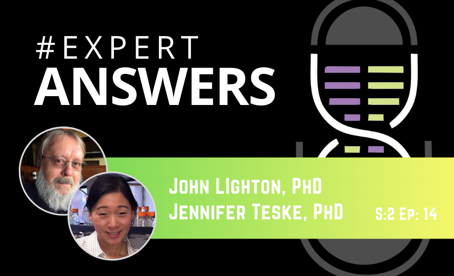Expert Answers: John Lighton and Jennifer Teske on Metabolic Phenotyping