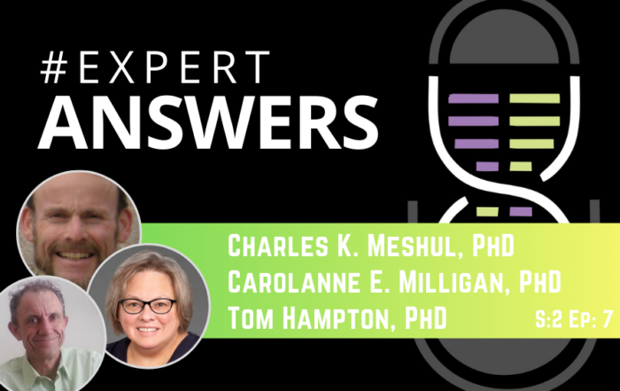 #ExpertAnswers: Charles Meshul, Carolanne Milligan, and Tom Hampton on Gait Analysis