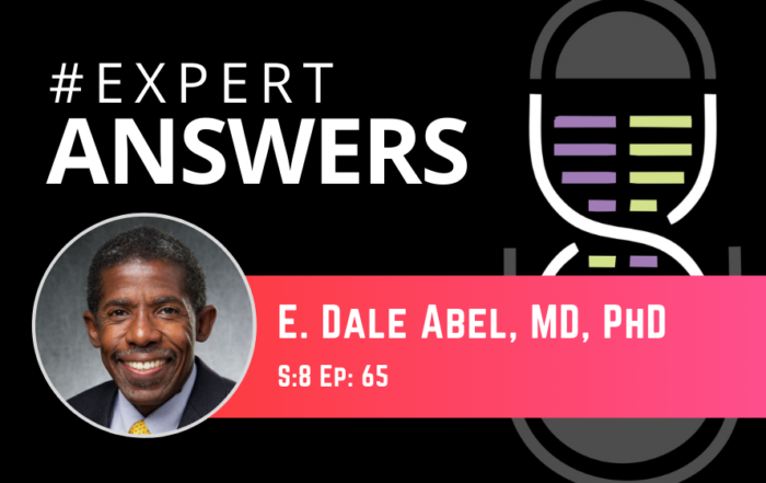 #ExpertAnswers: Dale Abel on Aging Science