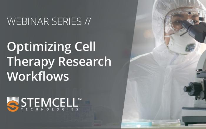 Optimizing Cell Therapy Research Workflows