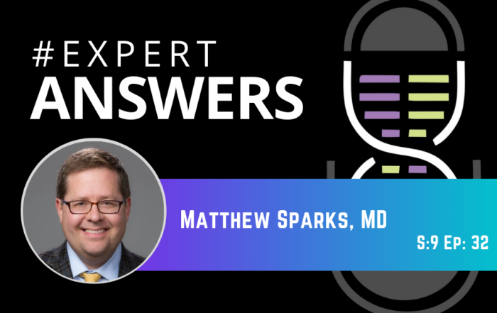 #ExpertAnswers: Matthew Sparks on Vascular-Tubular Crosstalk