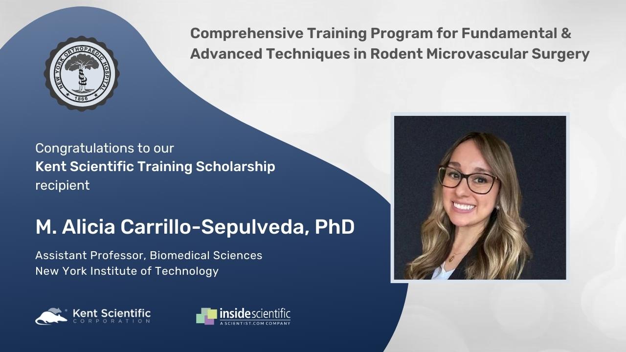 Kent Scientific scholarship recipient Alicia Carrillo-Sepulveda
