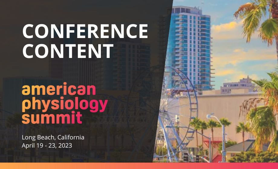 American Physiology Summit Conference Content